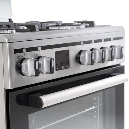 Terim 4 Burner Gas Cooker, 60 cm, Stainless Steel, TERFC66ST