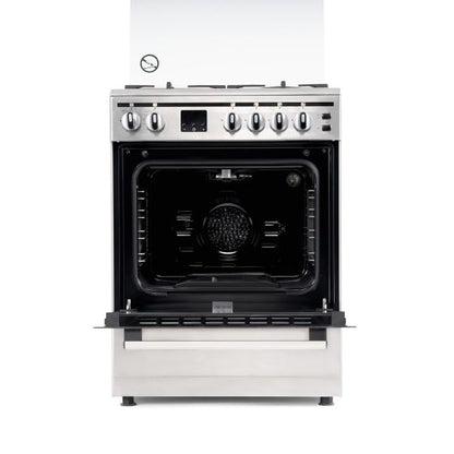 Terim 4 Burner Gas Cooker, 60 cm, Stainless Steel, TERFC66ST