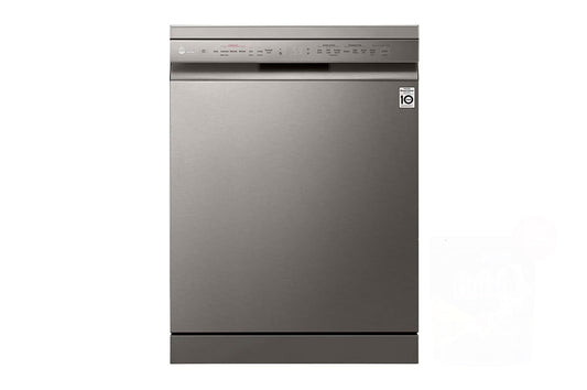 LG New QuadWash Steam Dishwasher, Inverter Direct Drive, Platinum Silver Color, DFC435FP