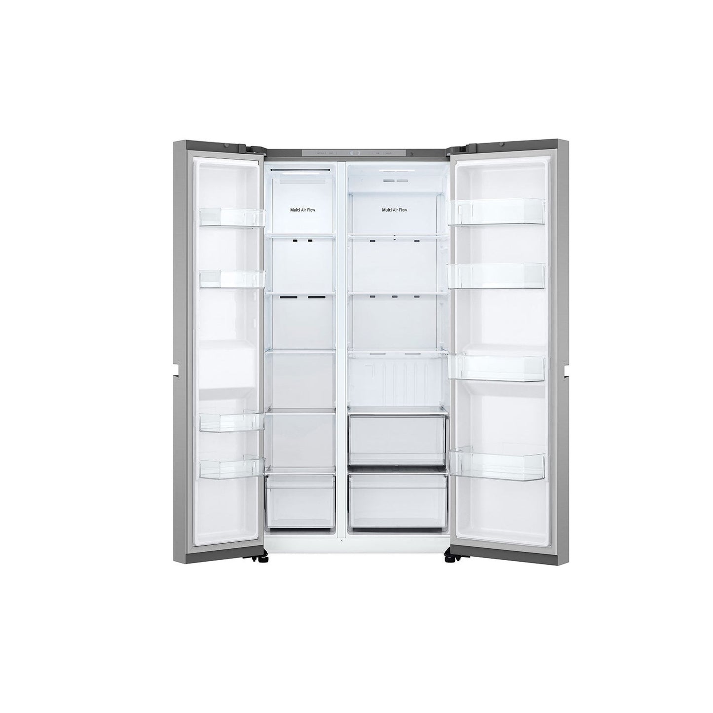 LG Side by Side Refrigerator with LinearCooling, 658L, Silver, GR-B267KLJW