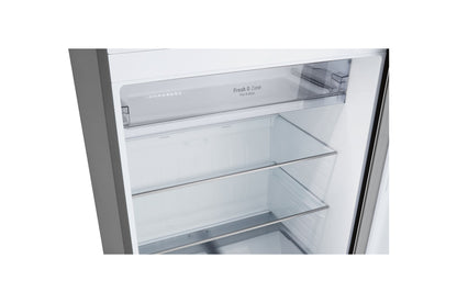 LG 612L Top Mount Refrigerator with Smart Inverter Compressor, Silver, LTB852PFBQ