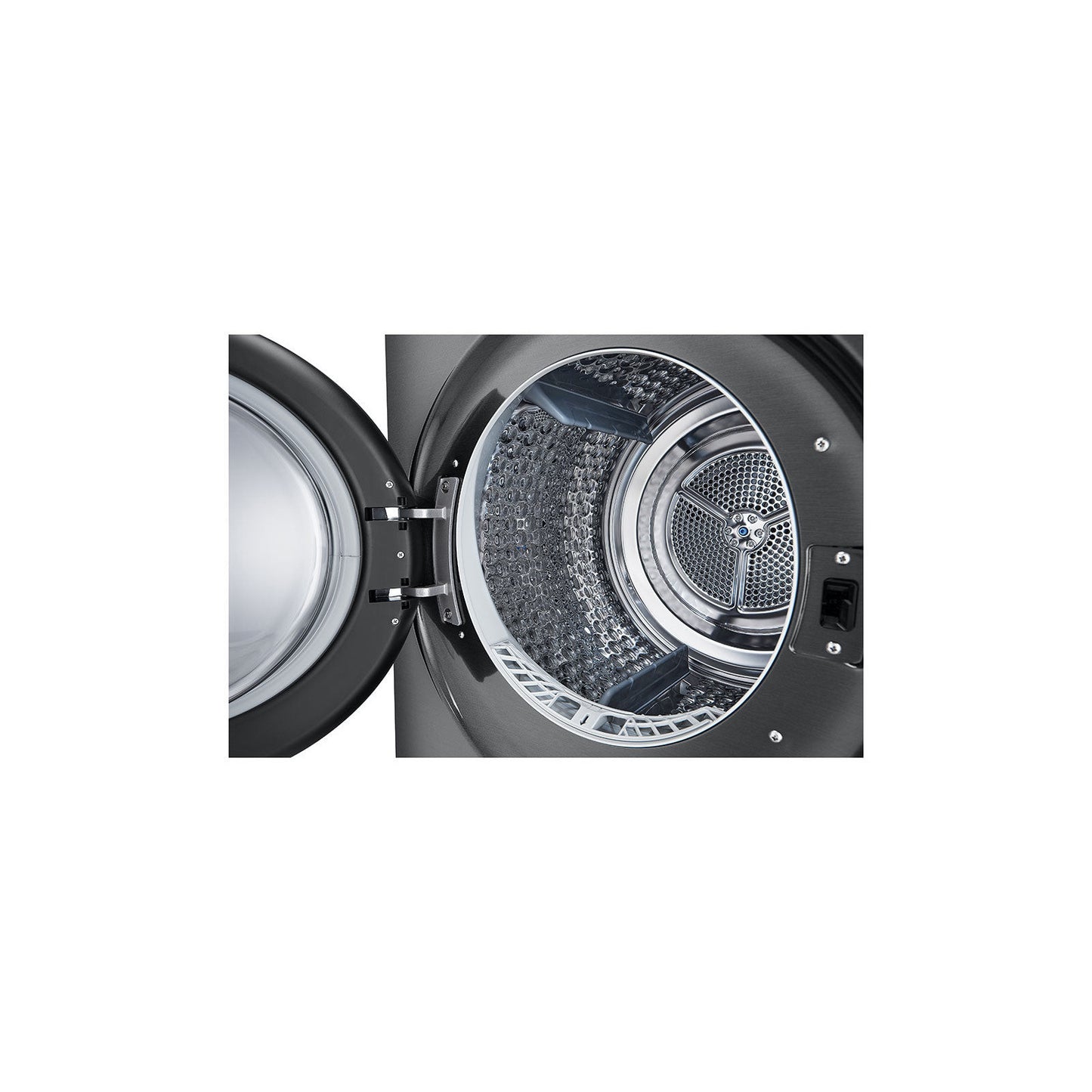 LG WashTower 12KG Washing Machine, 10KG Dual Inverter Heat Pump Dryer, 1400 RPM, Black Steel Finish, W4W8BVPKZHM