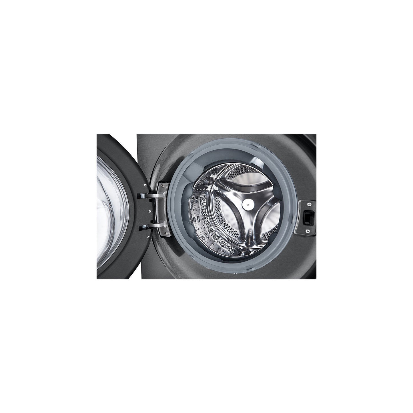 LG WashTower 12KG Washing Machine, 10KG Dual Inverter Heat Pump Dryer, 1400 RPM, Black Steel Finish, W4W8BVPKZHM