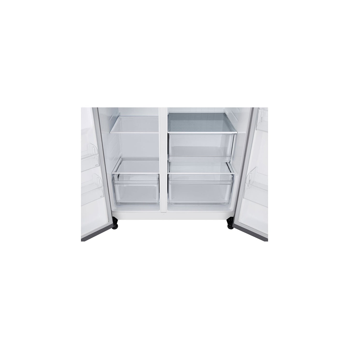 LG Side by Side Refrigerator with LinearCooling, 658L, Silver, GR-B267KLJW