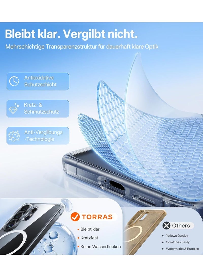 TORRAS Guardian Magnetic Case for Samsung Galaxy S26 Ultra - Clear