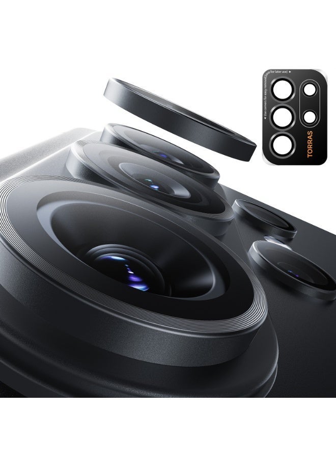 TORRAS LensGuard Camera Lens Protector for Samsung Galaxy S26 Ultra - Black