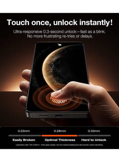 TORRAS Install Master Privacy Screen Protector for Samsung Galaxy S26 - Black
