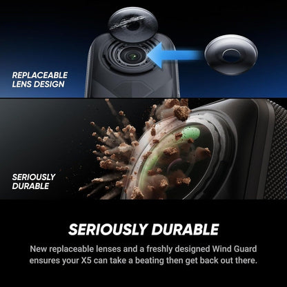 Insta360 X5 Action Camera with Starter Bundle Black I04CINSAAHAS