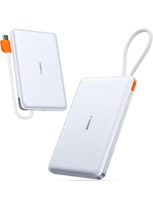 TORRAS PebbleLink 10000mAh Power Bank - White