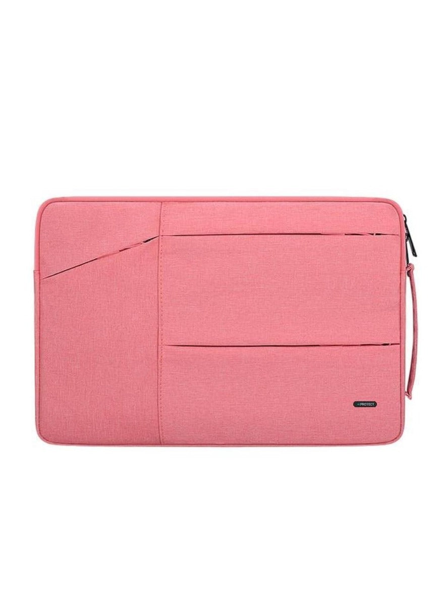 PROTECT  Slim Sleeve Laptop Bag, 13.3 inch, Oxford Material, Pink, SLT13.3BPNK