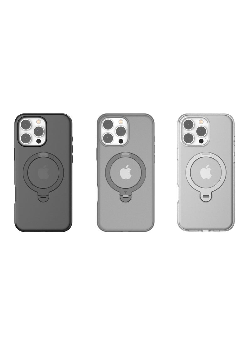 TORRAS UPRO Ostand Case for iPhone 16 Pro - Titanium Grey