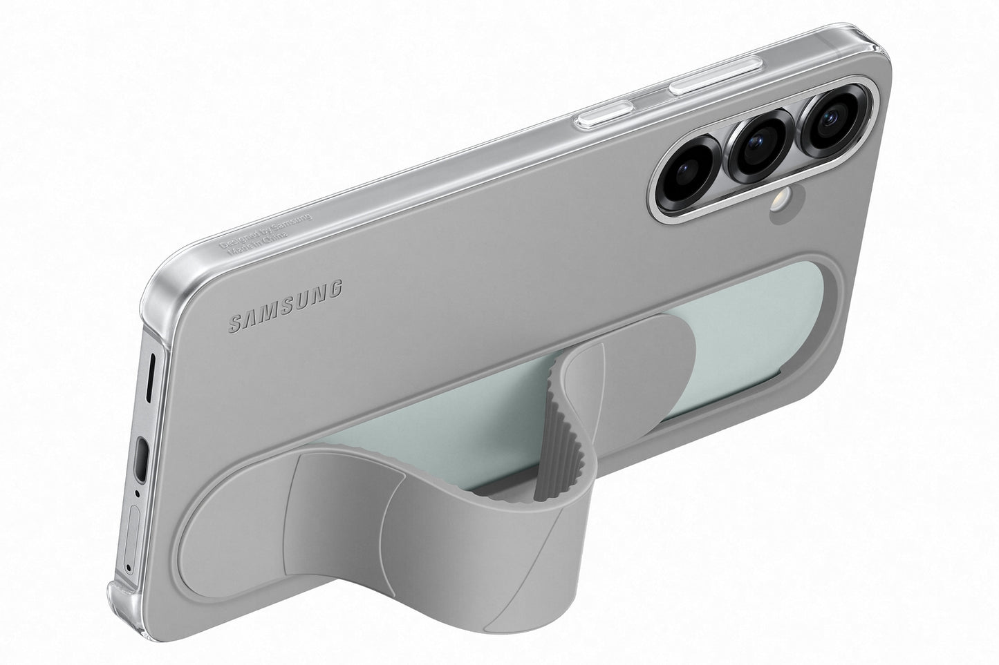 Samsung S25 Plus Standing Grip Case Gray, EF-GS936CJEGWW