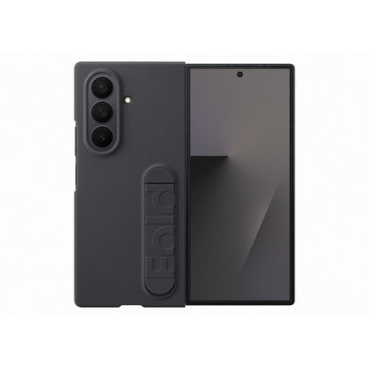 Samsung Galaxy Z Fold7 Silicone Grip Case with Stand, Black