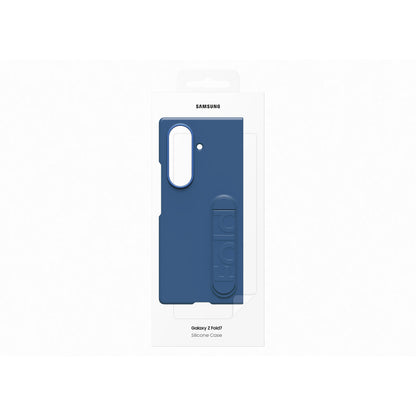 Samsung Galaxy Z Fold7 Silicone Grip Case with Stand, Navy