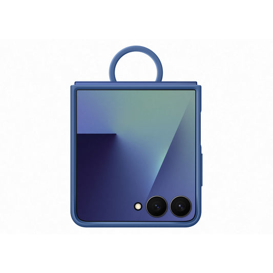 Samsung Galaxy Z Flip7 Silicone Ring Case, Navy