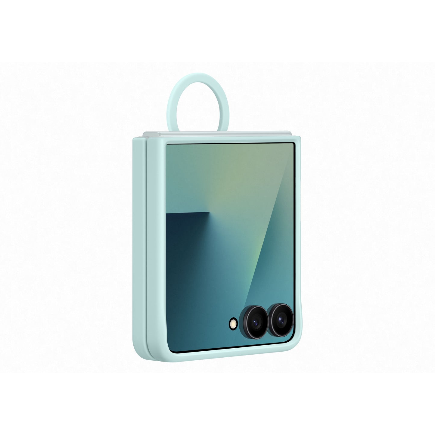 Samsung Galaxy Z Flip7 Silicone Ring Case, Mint