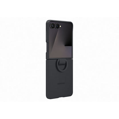 Samsung Galaxy Z Flip7 Silicone Ring Case, Black