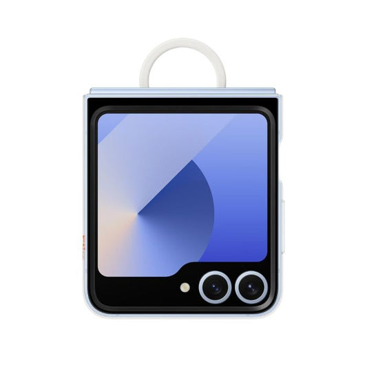Samsung Flip6 Clear Case with Ring Transparancy