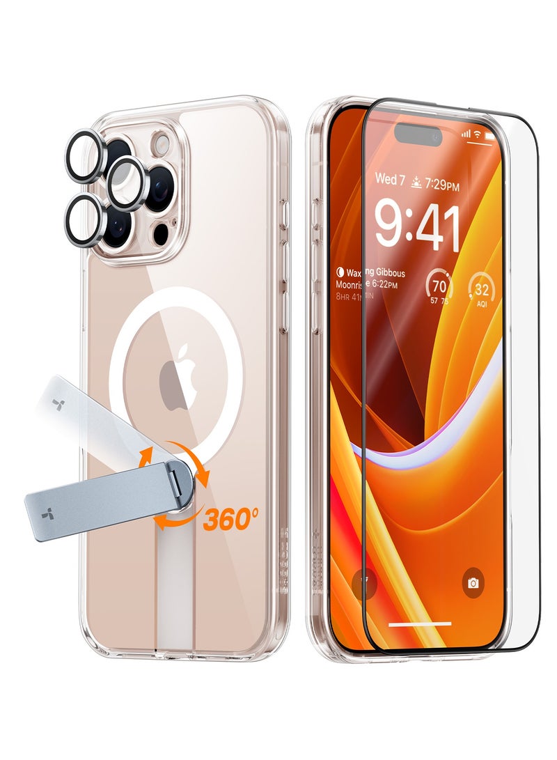 TORRAS Pstand 3-in-1 Bundle for iPhone 16 Pro - Clear