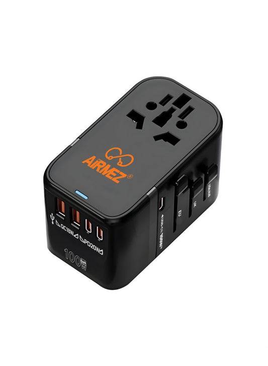Airmez 100W Universal Travel Power Adapter - Black