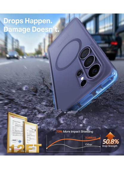 TORRAS Guardian Magnetic Case for Samsung Galaxy S26 Ultra - Dark Purple
