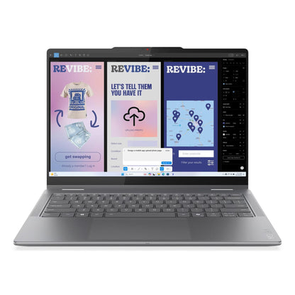 Lenovo Yoga 7 14ILL10 Intel Core Ultra 7-256V, 16GB RAM 512GB SSD Shared Intel,14inch WUXGA Windows 11 Home, 2 in 1 Convertible Laptop - Luna Grey, Yoga 7-83JQ00B0AX