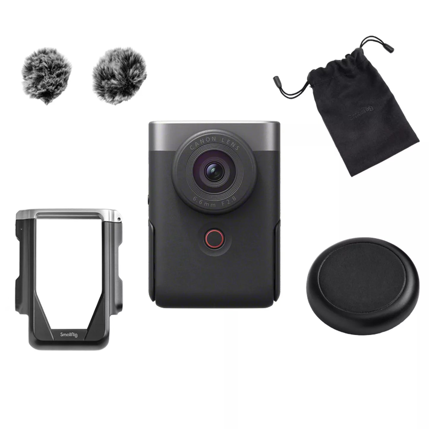 Canon PowerShot V10 Advanced Vlogging Kit, Silver
