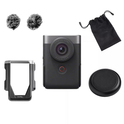 Canon PowerShot V10 Advanced Vlogging Kit, Silver