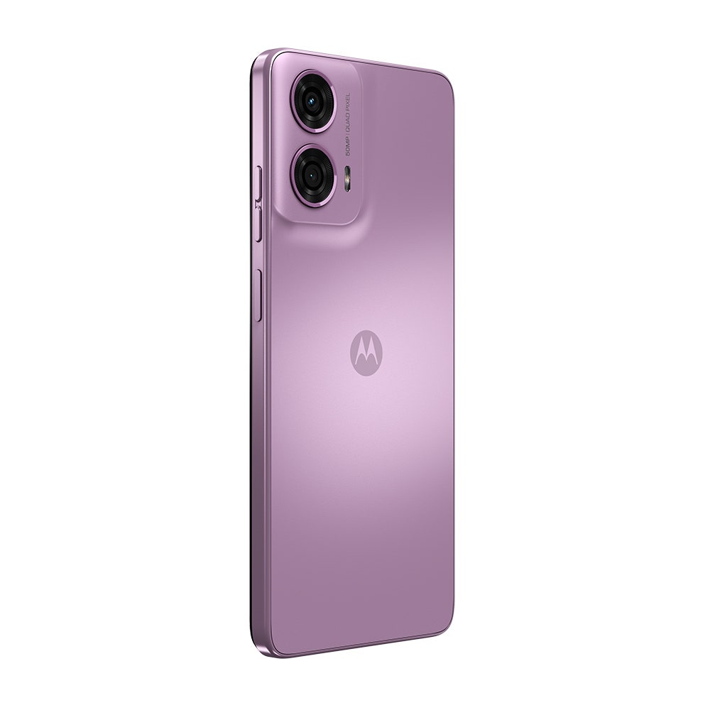 Motorola  G24 4G Smartphone, 8GB RAM, 128 GB Storage, 6.56 inches display, 50MP+2MP Camera, Android 14, Pink Lavender