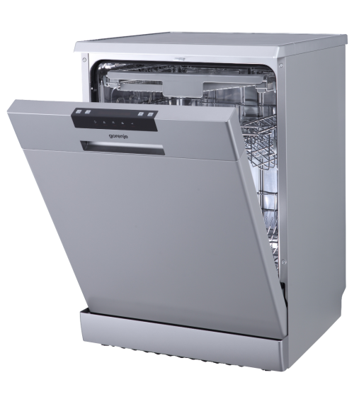 GORENJE Freestanding Dishwasher, 14 Place Settings, Stainless Steel, GS643E10SME