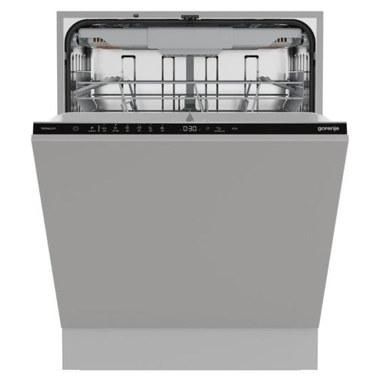 Gorenje Fully Integrated Built-In Dishwasher, 16 Place Settings, White, GV16D5