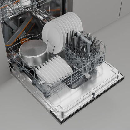 Gorenje Fully Integrated Built-In Dishwasher, 14 Place Settings, White, GV642D65