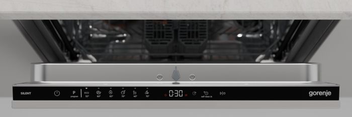 Gorenje Fully Integrated Built-In Dishwasher, 14 Place Settings, White, GV642D65