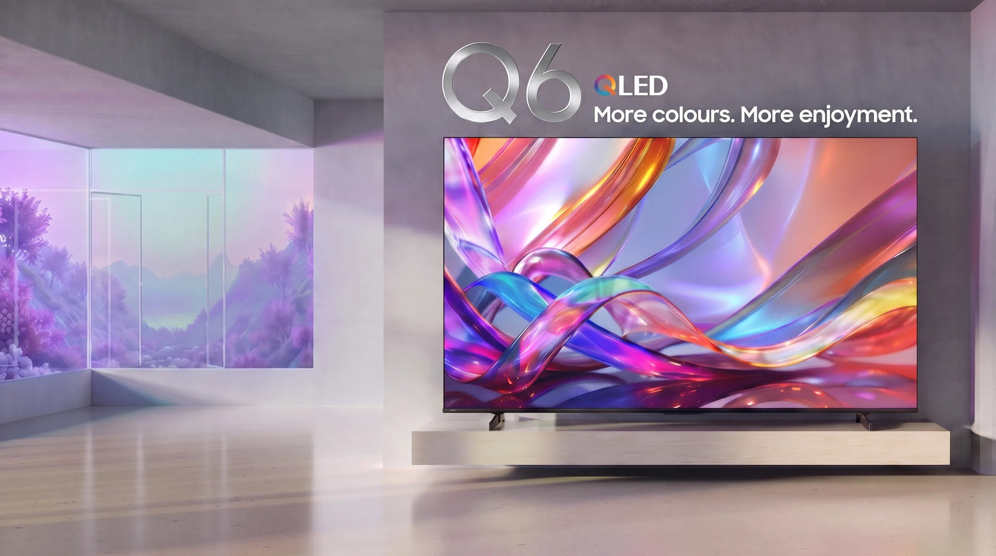 Hisense 65" Q6S 4K Hi-QLED Smart TV, Dolby Vision, 60Hz, VIDAA U9, 2025