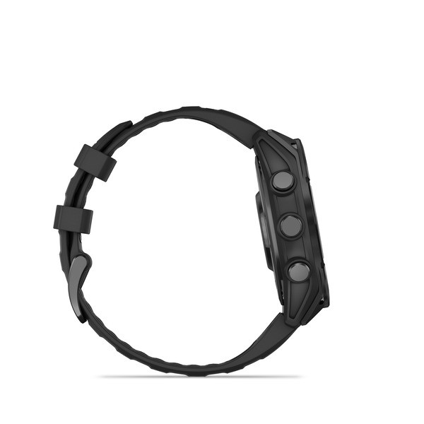 GARMIN FENIX 8 - 47 MM, AMOLED SLATE GRAY WITH BLACK SILICONE BAND