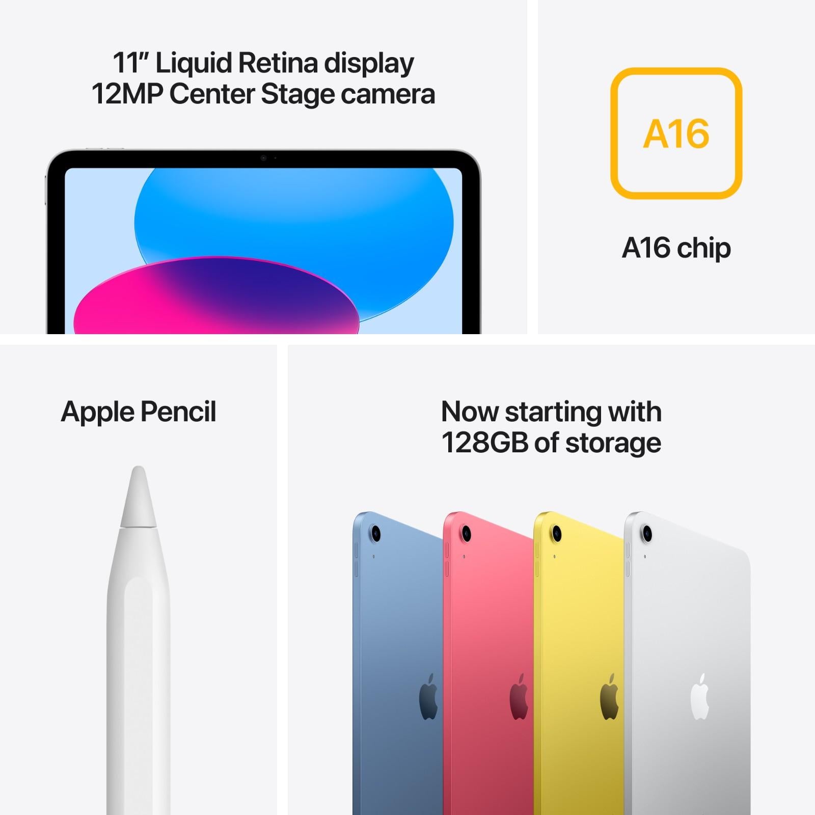 Apple 11 インチ iPad (A16) Wi-Fi 6 ブルー Apple iPad 11th Generation A16 Chip, 256GB Storage, Wi-Fi, 11-inch