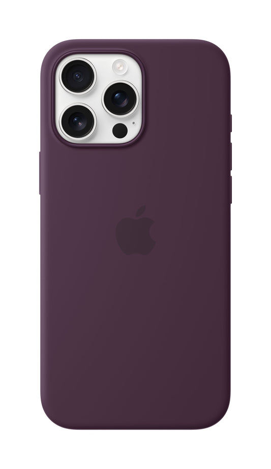 iPhone 16 Pro Max Silicone Case with MagSafe - Plum