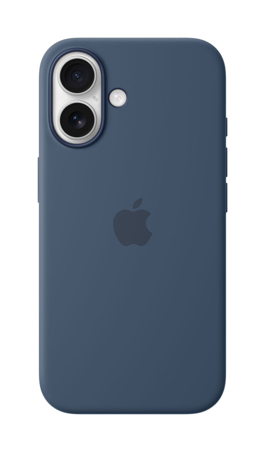 iPhone 16 Silicone Case with MagSafe - Denim