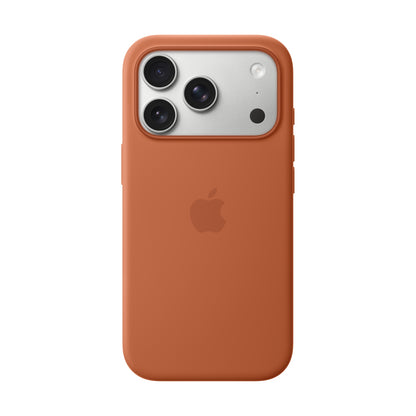 Apple iPhone 17 Pro Silicone Case with MagSafe, Terra Cotta