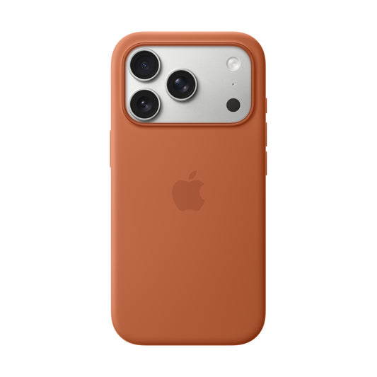 Apple iPhone 17 Pro Silicone Case with MagSafe, Terra Cotta