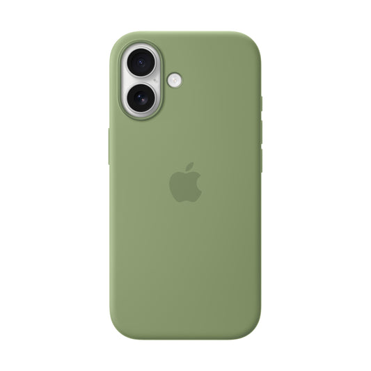 Apple iPhone 17 Silicone Case with MagSafe, Light Moss