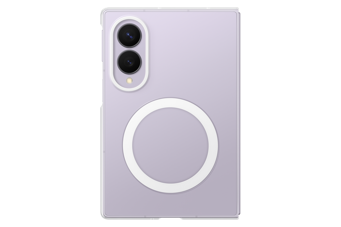 Samsung Z Fold8 Clear Magnet Case - Angle