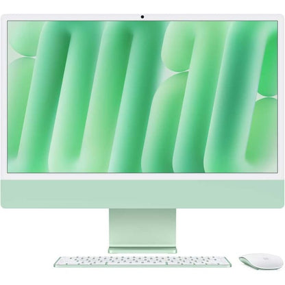 Apple iMac  24-inch (2024), M4 chip with 10-core CPU, 24GB RAM, 512GB SSD, 10-core GPU, 4.5K Retina Display, English Keyboard, UAE Version, Green, MD2Q4ZS/A