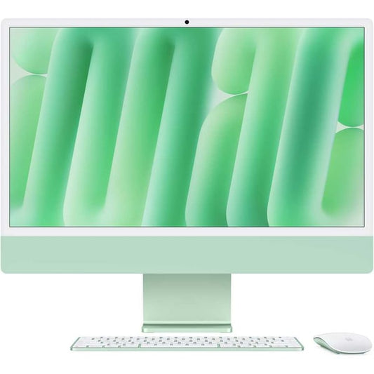 Apple iMac  24-inch (2024), M4 chip with 8-core CPU, 16GB RAM, 256GB SSD, 8-core GPU, 4.5K Retina Display, English Keyboard, UAE Version, Green, MWUE3ZS/A