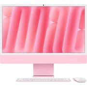 Apple iMac  24-inch (2024), M4 chip with 8-core CPU, 16GB RAM, 256GB SSD, 8-core GPU, 4.5K Retina Display, English Keyboard, UAE Version, Pink, MWUG3ZS/A