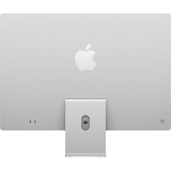 Apple iMac  24-inch (2024), M4 chip with 10-core CPU, 24GB RAM, 512GB SSD, 10-core GPU, 4.5K Retina Display, English Keyboard, UAE Version, Silver, MCR24ZS/A