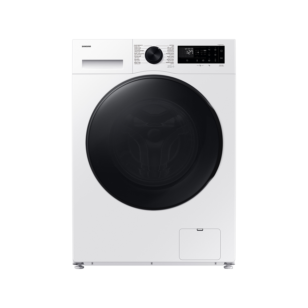 Samsung Front Load Washing Machine, 10/6.5 KG, 1400 Rpm, 10 YRS WARRANTY ON MOTOR , 1 Year Warranty, SMART  INVERTER MOTOR, White Color, WD10DG5B15BEGU