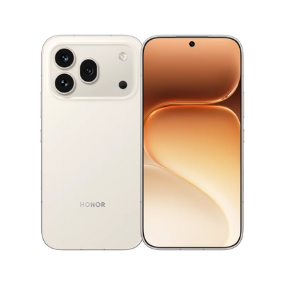 Honor 600 Pro Smartphone 12GB RAM, 512GB Storage – Golden White - UAE Version