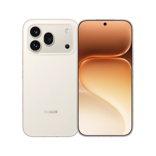 Honor 600 Pro Smartphone 12GB RAM, 512GB Storage – Golden White - UAE Version