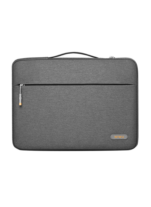 Wiwu Pilot Laptop Sleeve Bag, 13.3-inch, Water Resistant, Grey